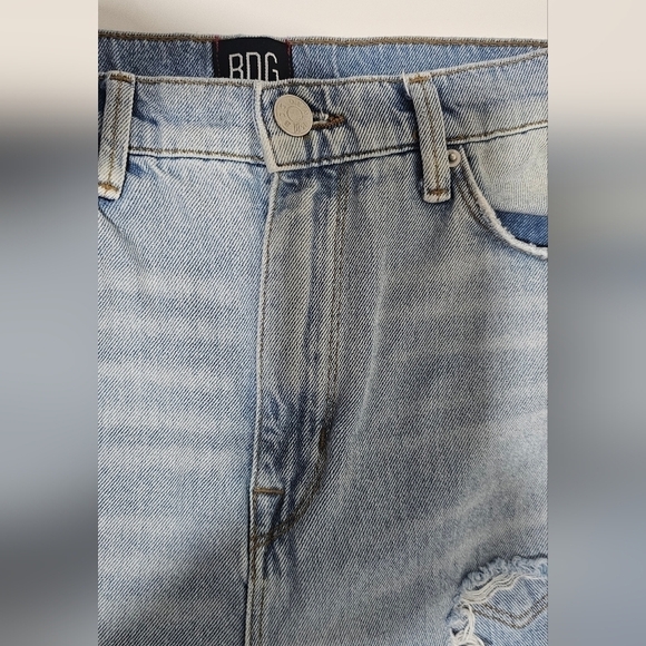 BDG Urban Outfitters Mom High-Rise Denim Jeans Distressed Cutout High-Waisted 27 - Picture 12 of 14